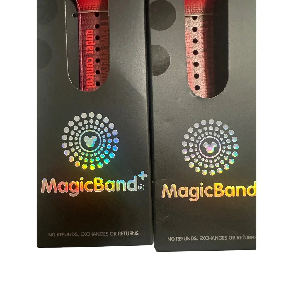 Disney MagicBand+ Scarlet Witch Wanda Maximoff Marvel Set‎ of 2 New In Box